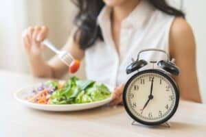 Intermittent fasting with clock